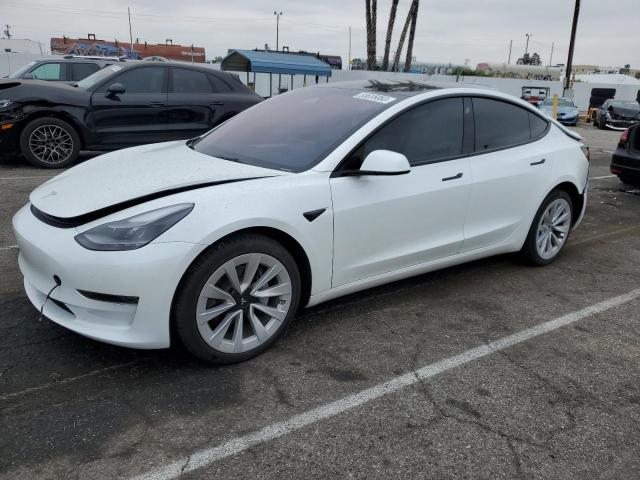 5YJ3E1EA8PF483447 - 2023 TESLA MODEL 3 WHITE photo 1