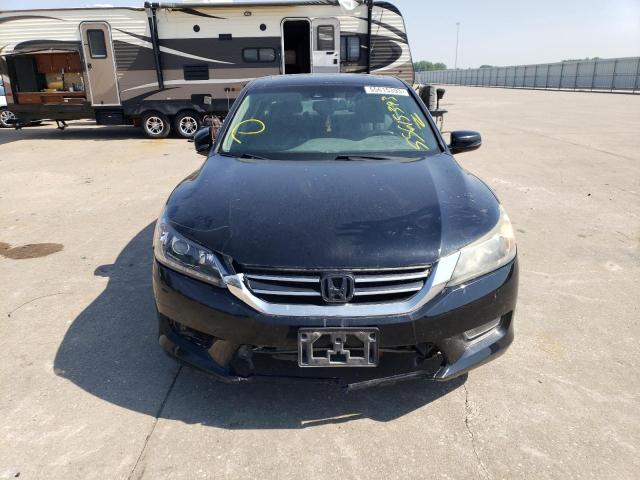 1HGCR3F88DA006471 - 2013 HONDA ACCORD EXL BLACK photo 5