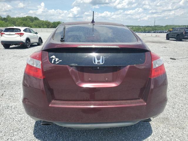 5J6TF3H52CL005257 - 2012 HONDA CROSSTOUR EXL BURGUNDY photo 6