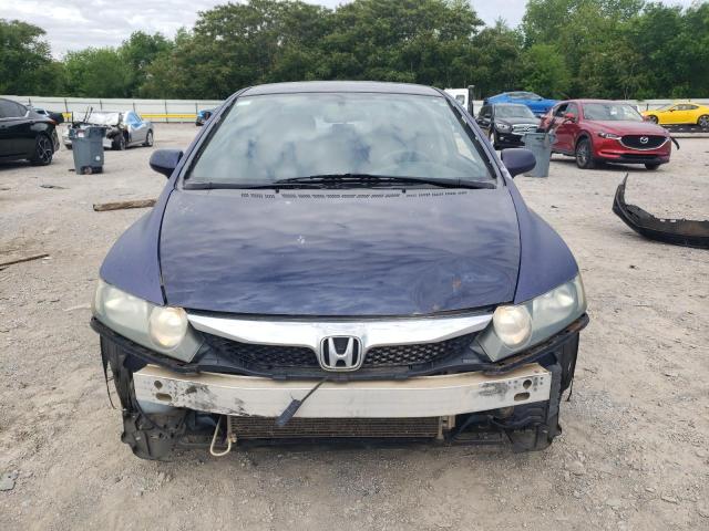 2HGFA16619H513776 - 2009 HONDA CIVIC LX-S BLUE photo 5