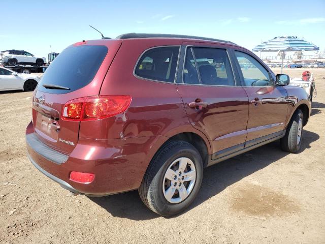 5NMSG13D59H313051 - 2009 HYUNDAI SANTA FE GLS BURGUNDY photo 3