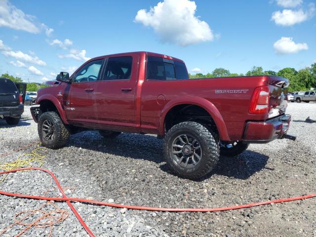 3C6UR5DL9NG185880 - 2022 RAM 2500 BIG HORN/LONE STAR BURGUNDY photo 2