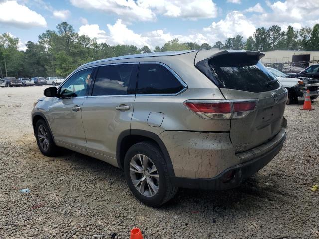 5TDKKRFH9FS045450 - 2015 TOYOTA HIGHLANDER XLE 棕色 照片 2