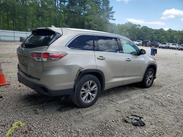 5TDKKRFH9FS045450 - 2015 TOYOTA HIGHLANDER XLE 棕色 照片 3
