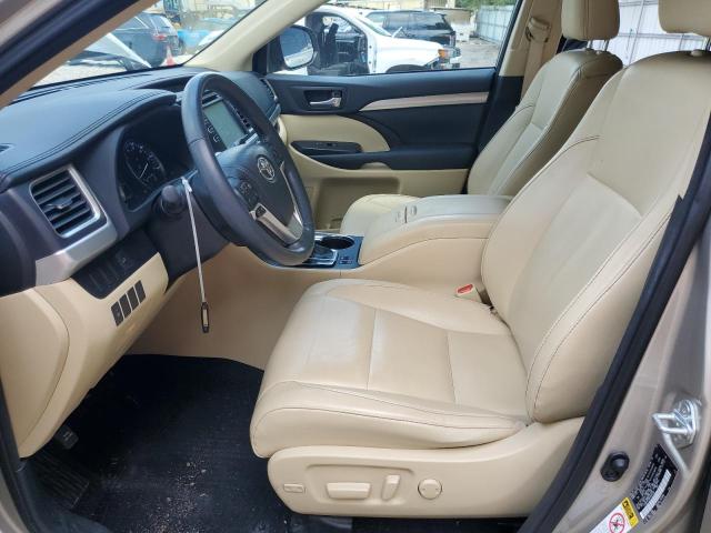 5TDKKRFH9FS045450 - 2015 TOYOTA HIGHLANDER XLE 棕色 照片 7