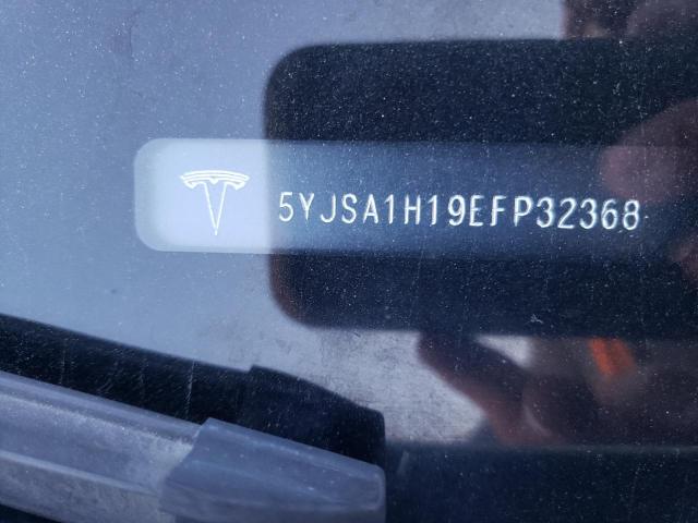 5YJSA1H19EFP32368 - 2014 TESLA MODEL S Ağ foto 10