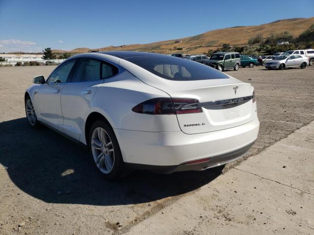 5YJSA1H19EFP32368 - 2014 TESLA MODEL S Ağ foto 3