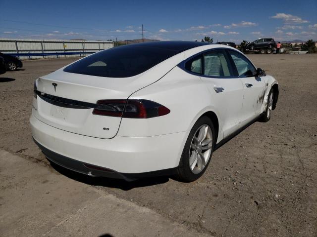 5YJSA1H19EFP32368 - 2014 TESLA MODEL S Ağ foto 4