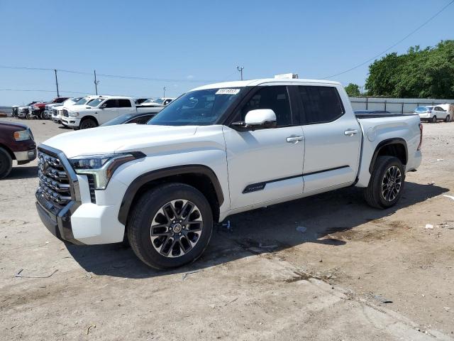 5TFNA5DB1NX045085 - 2022 TOYOTA TUNDRA CREWMAX PLATINUM WHITE photo 1