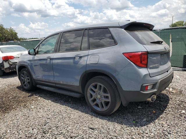 5FNYF7H5XNB004835 - 2022 HONDA PASSPORT EXL BLUE photo 2