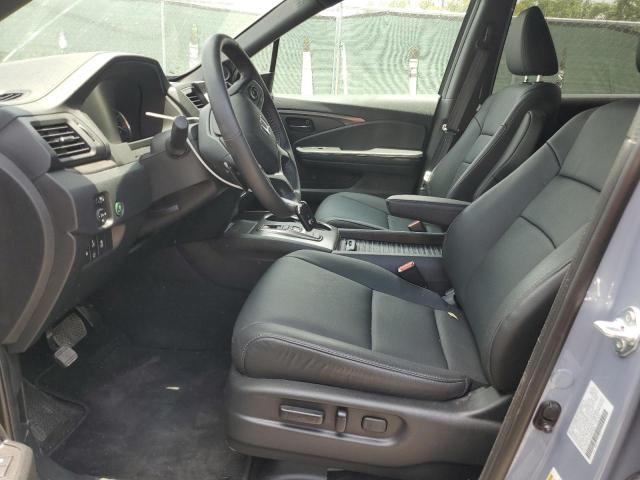 5FNYF7H5XNB004835 - 2022 HONDA PASSPORT EXL BLUE photo 7