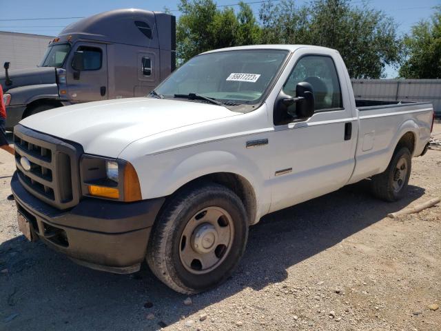 1FTWF30P15EC14335 - 2005 FORD F350 SRW SUPER DUTY WHITE photo 1