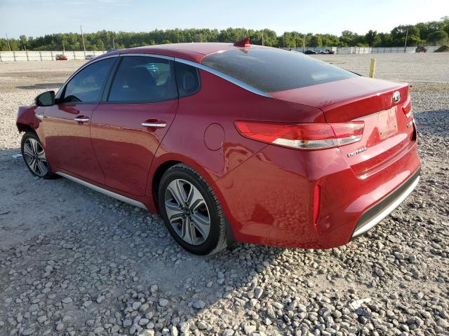 KNAGU4LE1H5012123 - 2017 KIA OPTIMA HYBRID RED photo 3