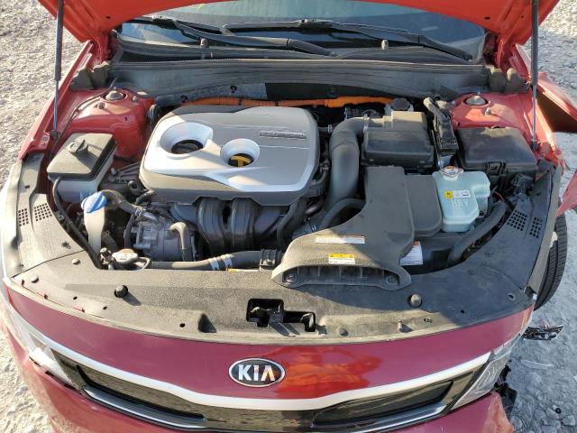 KNAGU4LE1H5012123 - 2017 KIA OPTIMA HYBRID RED photo 7