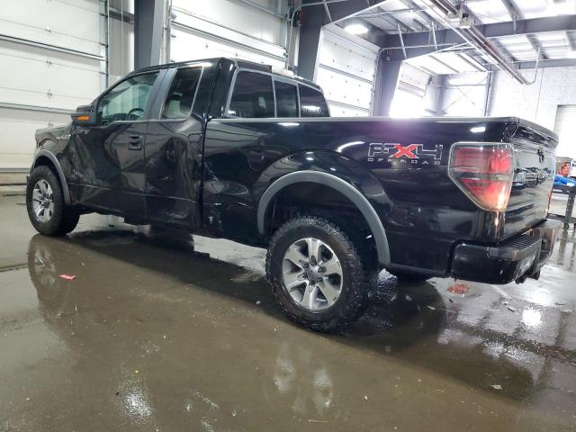 1FTFX1EF2BFB99092 - 2011 FORD F150 SUPER CAB BLACK photo 2