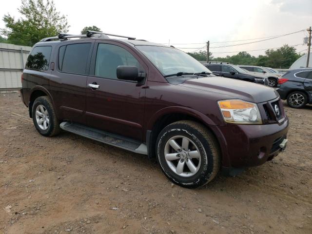 5N1BA0ND6FN600434 - 2015 NISSAN ARMADA SV MAROON photo 4