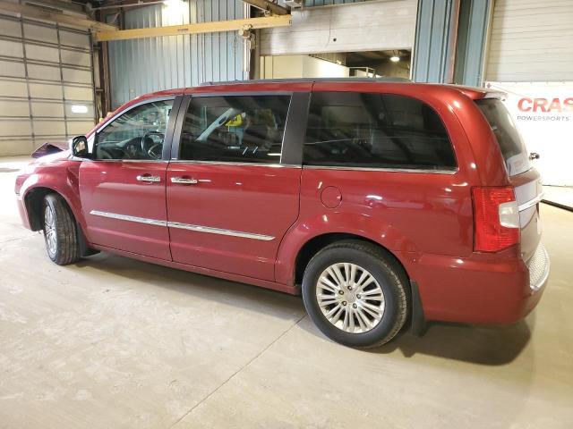 2C4RC1CGXDR647580 - 2013 CHRYSLER TOWN & COU TOURING L RED photo 2