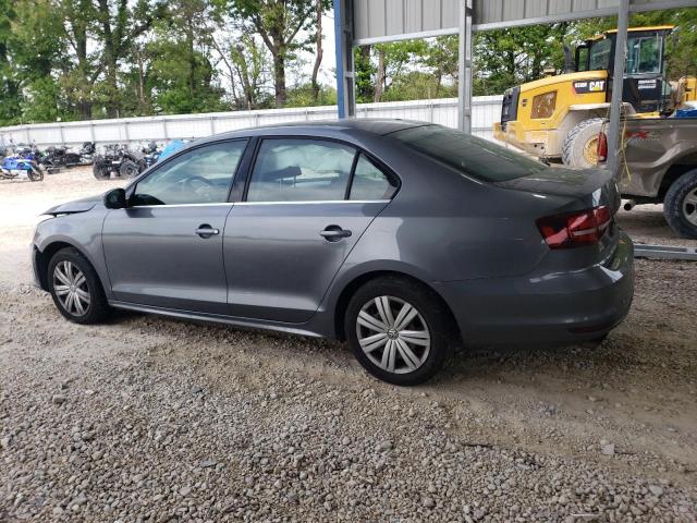 3VW2B7AJ1HM412596 - 2017 VOLKSWAGEN JETTA S GRAY photo 2