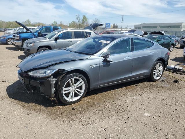 5YJSA1DN7DFP06150 - 2013 TESLA MODEL S GRAY photo 1