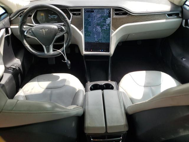 5YJSA1DN7DFP06150 - 2013 TESLA MODEL S GRAY photo 8