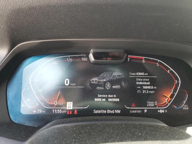 5UXCX4C59KLB39487 - 2019 BMW X7 XDRIVE50I BLACK photo 9