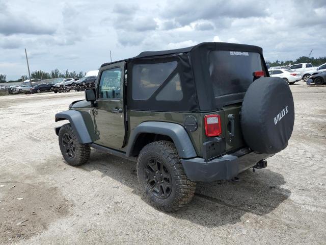 1C4GJWAG0FL768465 - 2015 JEEP WRANGLER SPORT 绿色 照片 2