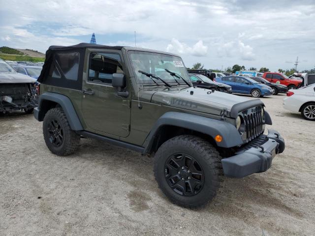 1C4GJWAG0FL768465 - 2015 JEEP WRANGLER SPORT 绿色 照片 4