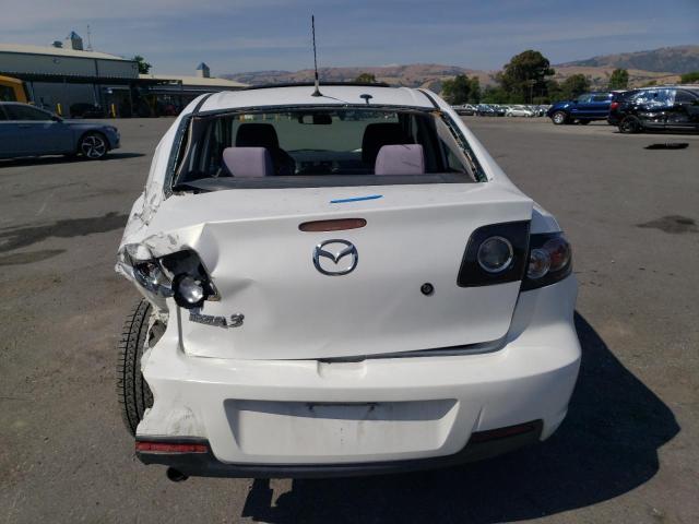 JM1BK323871655362 - 2007 MAZDA 3 S WHITE photo 6