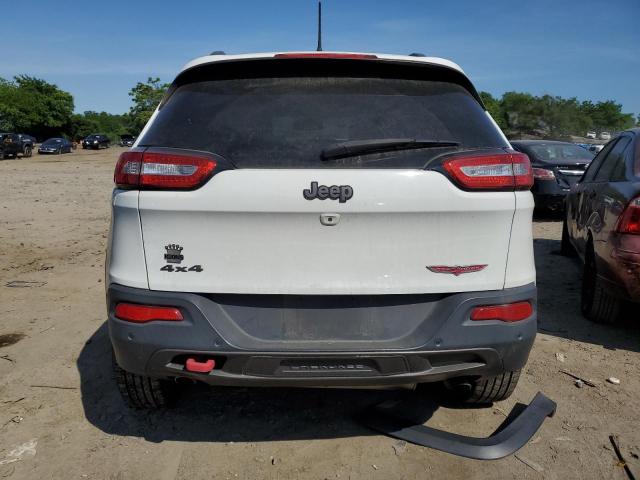 1C4PJMBX6JD619676 - 2018 JEEP CHEROKEE TRAILHAWK WHITE photo 6