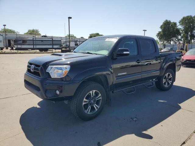 3TMJU4GN8EM160990 - 2014 TOYOTA TACOMA DOUBLE CAB PRERUNNER BLACK photo 1