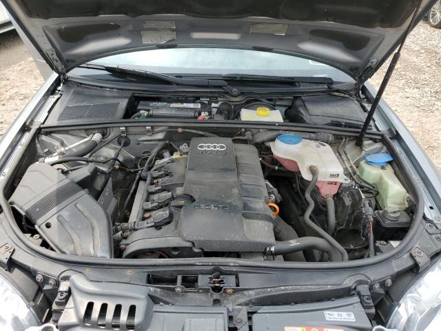 WAUDF68E15A474735 - 2005 AUDI A4 2.0T QUATTRO GRAY photo 11