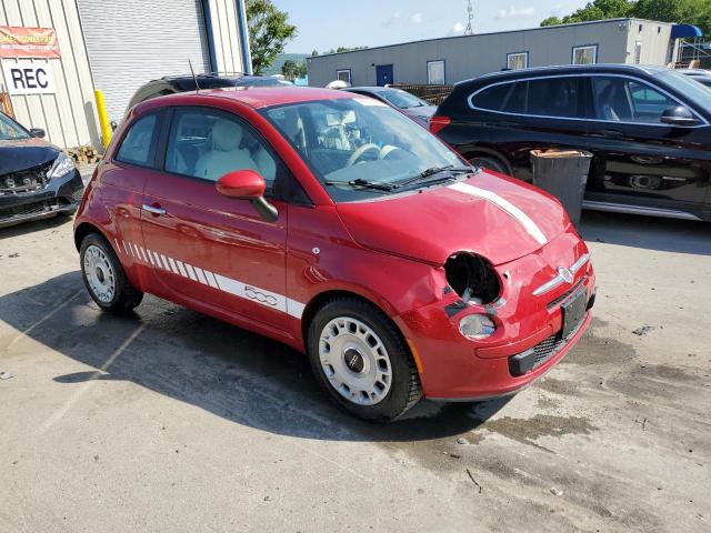 3C3CFFAR1CT110692 - 2012 FIAT 500 POP RED photo 4