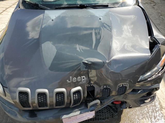 1C4PJMBS3EW150531 - 2014 JEEP CHEROKEE TRAILHAWK GRAY photo 12