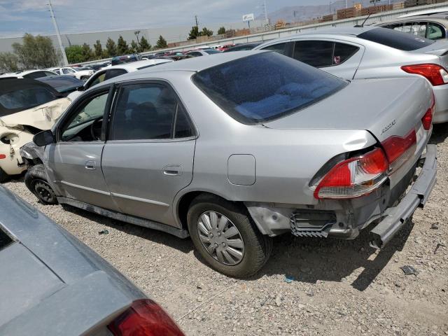 1HGCF86641A041721 - 2001 HONDA ACCORD VALUE SILVER photo 2