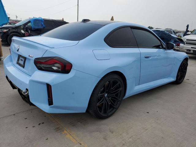 3MF13DM09R8E21308 - 2024 BMW M2 BLUE photo 3