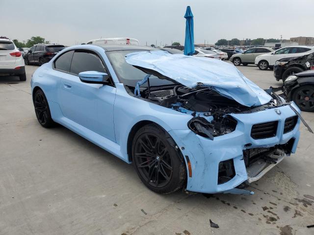 3MF13DM09R8E21308 - 2024 BMW M2 BLUE photo 4