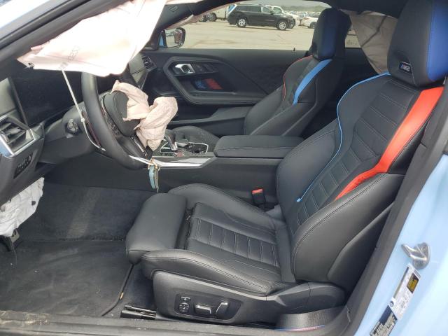 3MF13DM09R8E21308 - 2024 BMW M2 BLUE photo 7