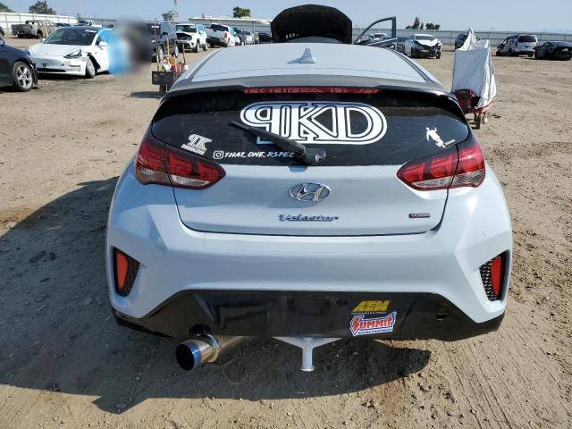 KMHTH6AB5LU026076 - 2020 HYUNDAI VELOSTER TURBO SILVER photo 6