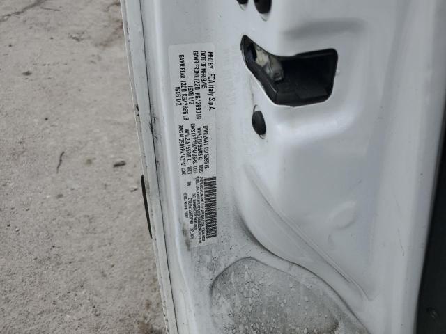 ZFBERFBT2G6B22569 - 2016 RAM PROMASTER SLT WHITE photo 12