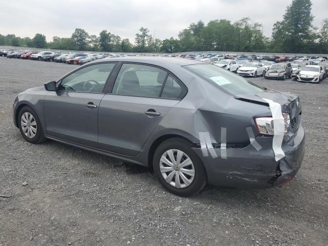 3VW1K7AJXEM444163 - 2014 VOLKSWAGEN JETTA BASE رمادي صورة 2