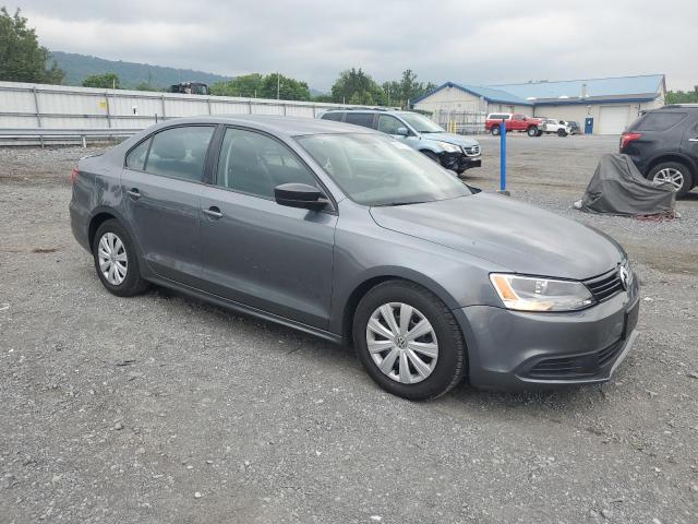 3VW1K7AJXEM444163 - 2014 VOLKSWAGEN JETTA BASE رمادي صورة 4