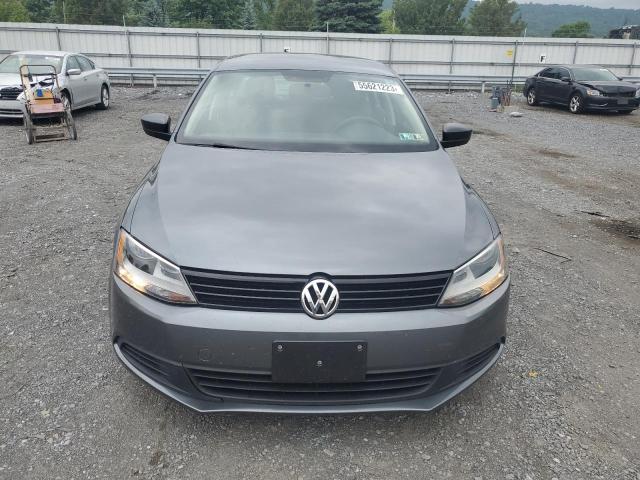 3VW1K7AJXEM444163 - 2014 VOLKSWAGEN JETTA BASE رمادي صورة 5