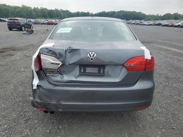 3VW1K7AJXEM444163 - 2014 VOLKSWAGEN JETTA BASE رمادي صورة 6