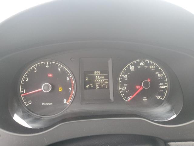 3VW1K7AJXEM444163 - 2014 VOLKSWAGEN JETTA BASE رمادي صورة 9