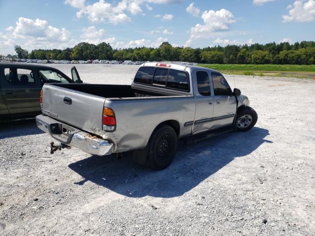 5TBRT34191S139506 - 2001 TOYOTA TUNDRA ACCESS CAB SILVER photo 4