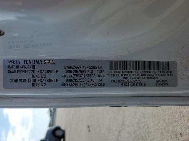 ZFBERFAB6J6J72372 - 2018 RAM PROMASTER WHITE photo 13