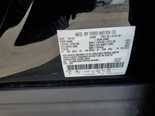 5LM5J0XCXPGL05549 - 2023 LINCOLN AVIATOR შავი ფოტო 14