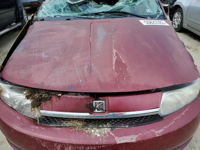 1G8AJ52F04Z121915 - 2004 SATURN ION LEVEL 2 勃艮第红 照片 11
