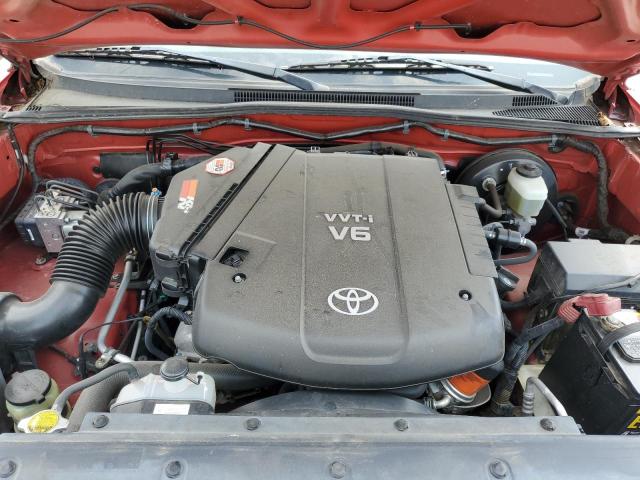 5TEUU42N77Z348653 - 2007 TOYOTA TACOMA ACCESS CAB წითელი ფოტო 11