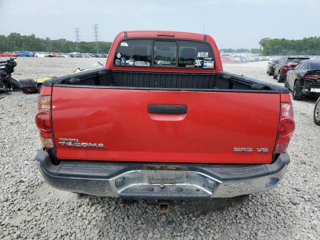 5TEUU42N77Z348653 - 2007 TOYOTA TACOMA ACCESS CAB წითელი ფოტო 6